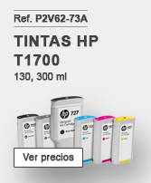 Tintas HP Designjet T1700