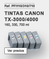 Tintas Canon PFI110-310