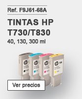 Tintas HP T730/T830
