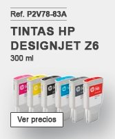 Tintas HP designjet Z6