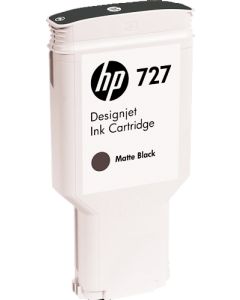 Cartucho de tinta HP 727 Negro Mate - 300 ml.