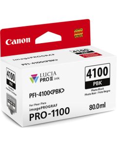 Tinta Canon PFI-4100PBK Negro Foto 80 ml.