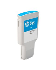 F9K03A tinta HP 745 cian de 300 ml