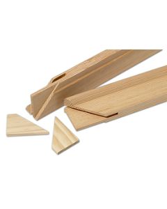 Listón de madera para lienzos