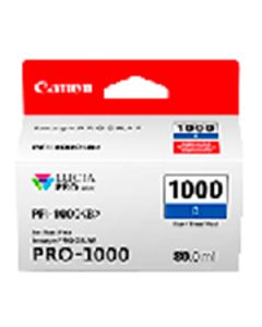 Tinta Canon PFI-1000B Azul 80 ml.