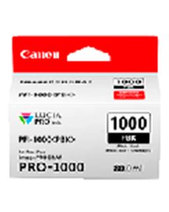 Tinta Canon PFI-1000PBK Negro Photo 80 ml.