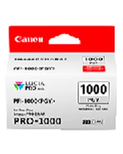 Tinta Canon PFI-1000PGY Gris Photo 80 ml.
