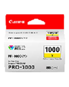 Tinta Canon PFI-1000Y Amarillo 80 ml.