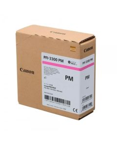 Tinta Canon Magenta Photo PFI-3300PM de 330 ml.