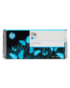 Cartucho de tinta HP 738 Cian - 300 ml. 676M6A