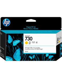 Cartucho tinta HP 730 Amarillo de 130 ml. P2V64A