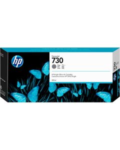Cartucho tinta HP 730 Gris de 300 ml. P2V72A
