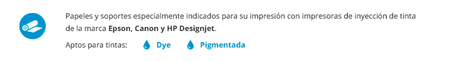 Papel Compatible Tintas Pigmentadas